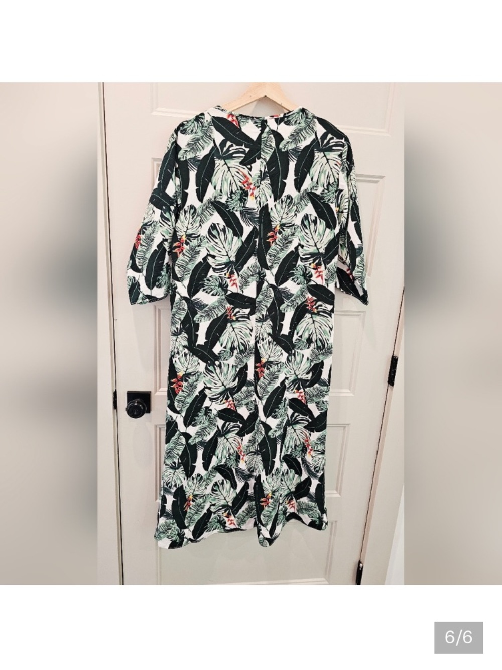 Rachael Zoe Tropical Palm Leaf Print Swim Coverup